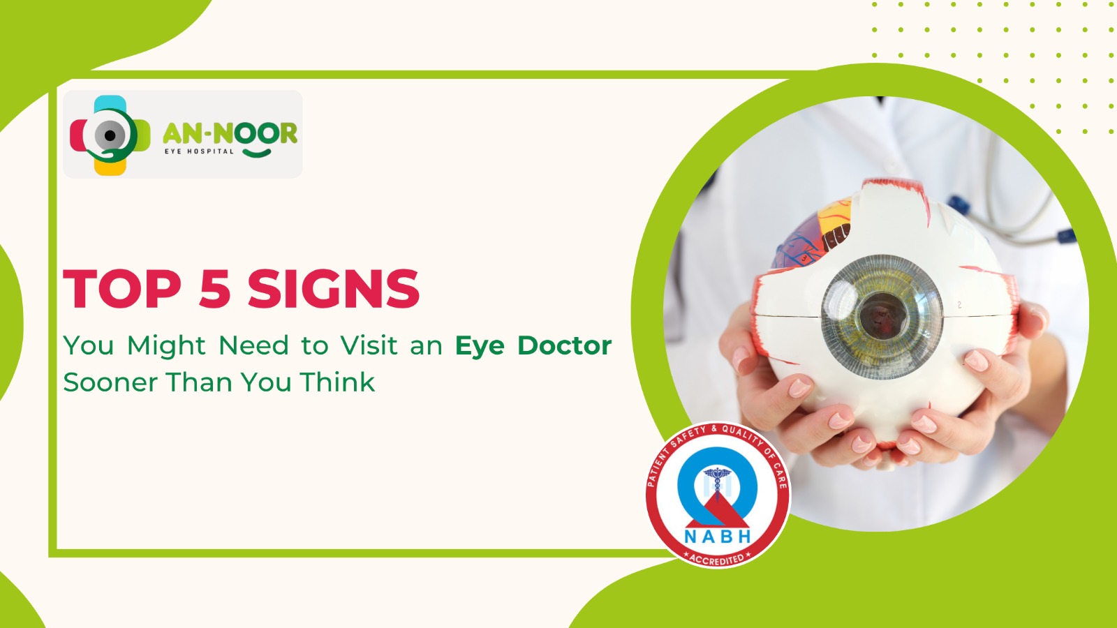 Top 5 Signs You Might Need to Visit an Eye Doctor Sooner Than You Think